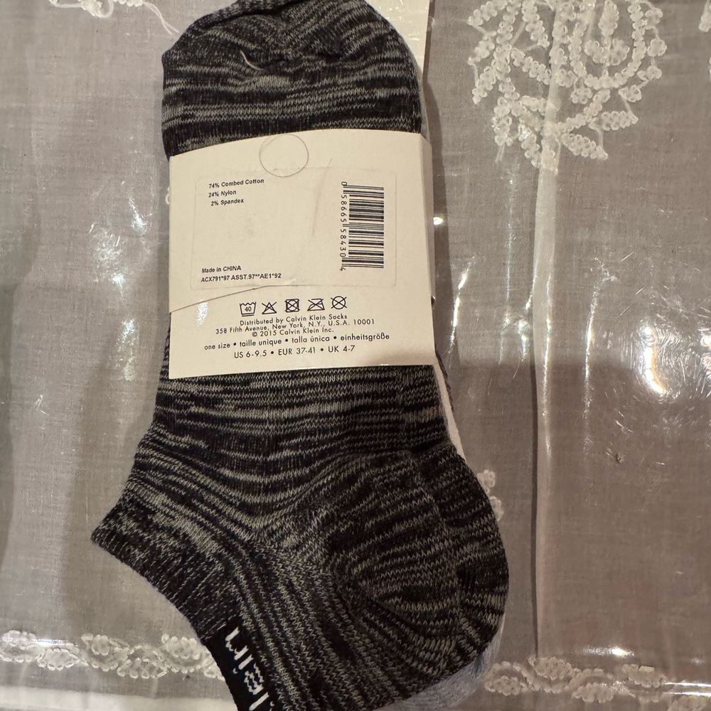 NWT FIVE PAIRS OF Calvin Klein WOMEN’S Socks - Picture 4 of 4